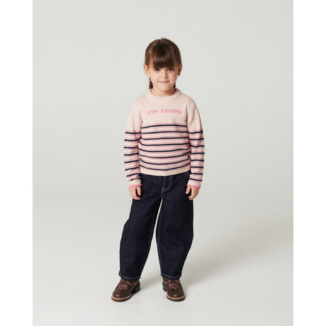 COPENHAGEN COLORS Raw Denim Organic Balloon Denim Byxor M/ Hearts Back Pockets