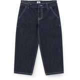 COPENHAGEN COLORS Raw Denim Organic Balloon Denim Byxor M/ Hearts Back Pockets