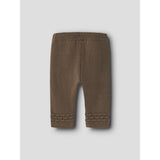 Lil'Atelier Teak Nbnnobir Loose Stickad Byxor Lil