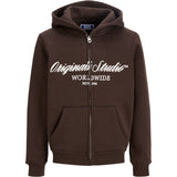 Jack & Jones Junior Java Jornorrebro Front Sweat Zip Huva Jnr