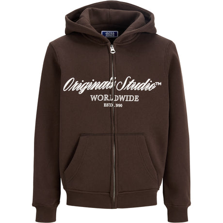 Jack & Jones Junior Java Jornorrebro Front Sweat Zip Huva Jnr
