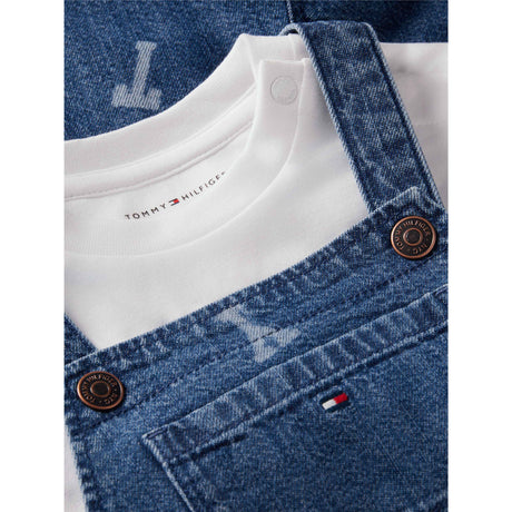 Tommy Hilfiger Denim Medium 01-Blue Denim Dungaree Sett