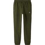 Name It Rifle Green Nkmflo Sweat Byxor Bru Noos
