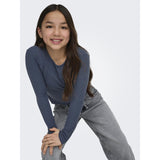 kids ONLY Ombre Blue Kognella L/S O-Neck Topp Jrs Noos