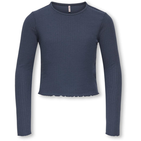 kids ONLY Ombre Blue Kognella L/S O-Neck Topp Jrs Noos