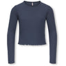 kids ONLY Ombre Blue Kognella L/S O-Neck Topp Jrs Noos