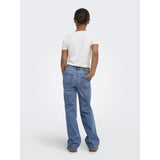 kids ONLY Medium Blue Denim Kogjuicy-Wauw Hw Wide Dnm Gua113 Noos