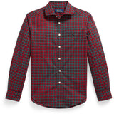 Polo Ralph Lauren #B7457 Red Green Multi Sport Skjorta