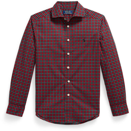 Polo Ralph Lauren #B7457 Red Green Multi Sport Skjorta