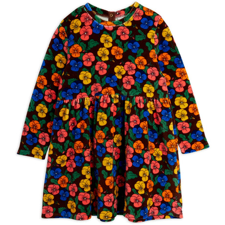 Mini Rodini Multi Violas AOP Velour Klänning