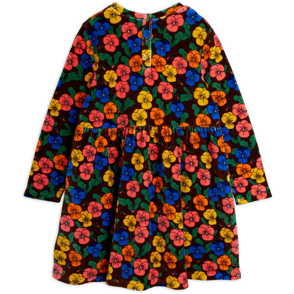 Mini Rodini Multi Violas AOP Velour Klänning