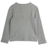 Mini Rodini Grey Melange Rabbit Application Ls Topp