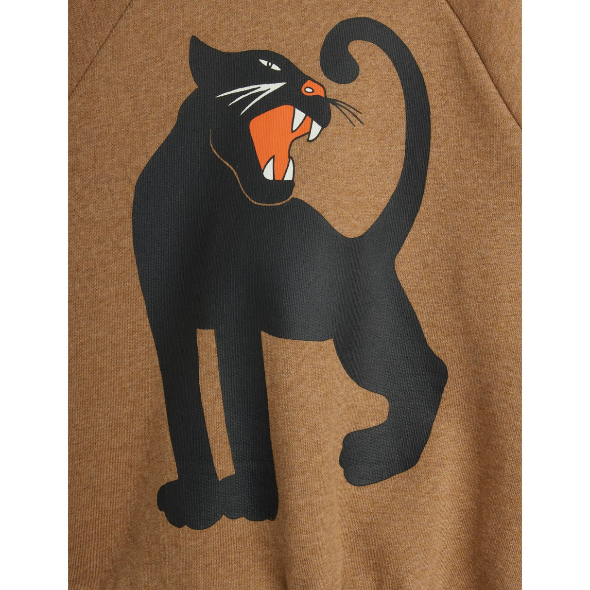 Mini Rodini Brown Panther Sp Melange Sweatshirt