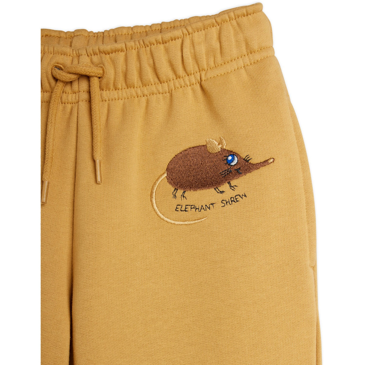Mini Rodini Beige Elephant Shrew Emb Sweatpants