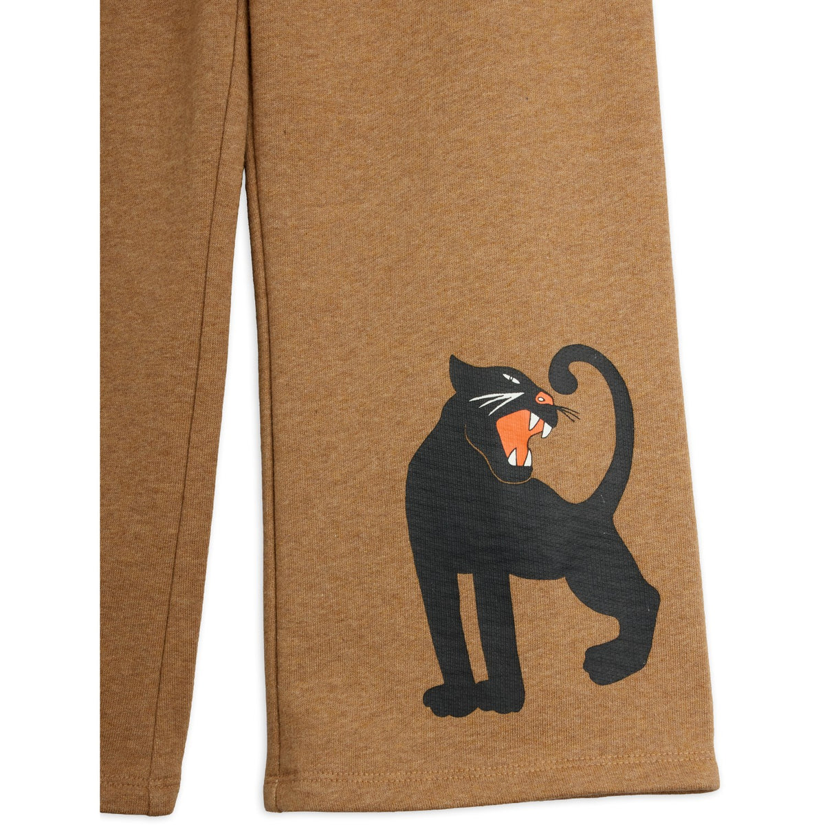Mini Rodini Brown Panther Sp Melange Sweatpants