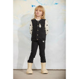 Mini Rodini Black Penguin Patch Microfleece Väst