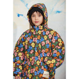 Mini Rodini Multi Violas AOP Heavy Puffer