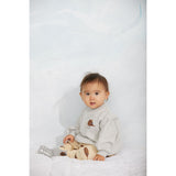 Mini Rodini Beige Elephant Shrew AOP Leggings