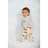 Mini Rodini Grey Melange Elephant Shrew Emb Sweatshirt