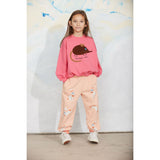 Mini Rodini Pink Rabbit Sp Cuffed Sweatpants