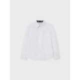 Name It Bright White Nkmnewsa Ls Skjorta Noos