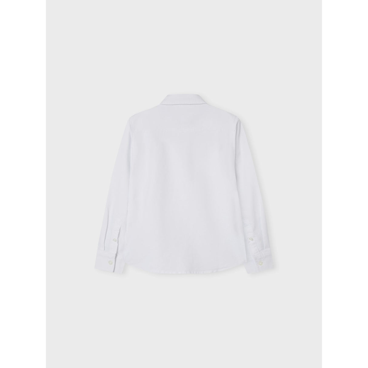 Name It Bright White Nkmnewsa Ls Skjorta Noos