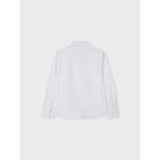 Name It Bright White Nkmnewsa Ls Skjorta Noos