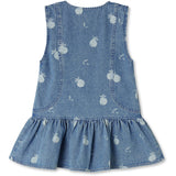 Fliink Medium Blue Aop Don Denim Spencer Klänning