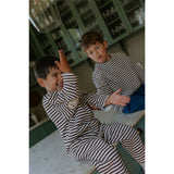 Fliink Coffee Bean / Sandshell Alvin Stripe Byxor