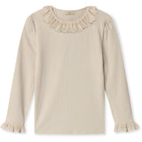 Fliink Sandshell Kenna Ls Lace Blus