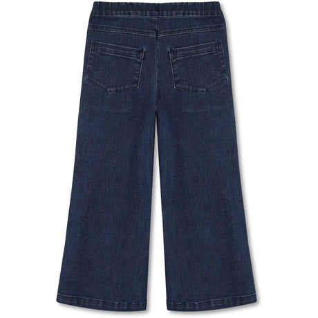 Fliink Dark Denim Blue Rocky Flare Denim Byxor