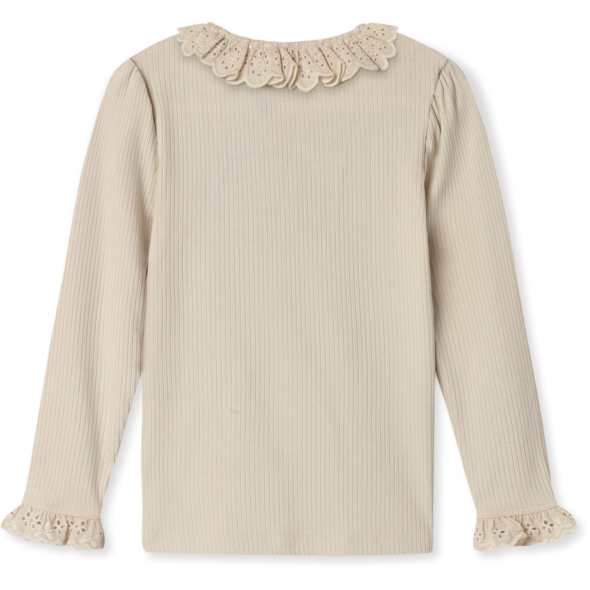 Fliink Sandshell Kenna Ls Lace Blus