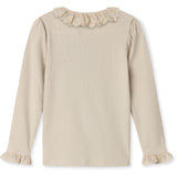 Fliink Sandshell Kenna Ls Lace Blus