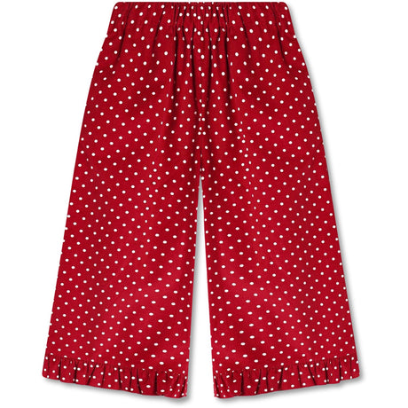 Fliink Red Bud Dot Dolly Dot Ruffle Byxor