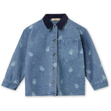 Fliink Medium Blue Aop Don Denim Skjorta