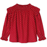 Fliink Red Bud Dot Dolly Dot Blus