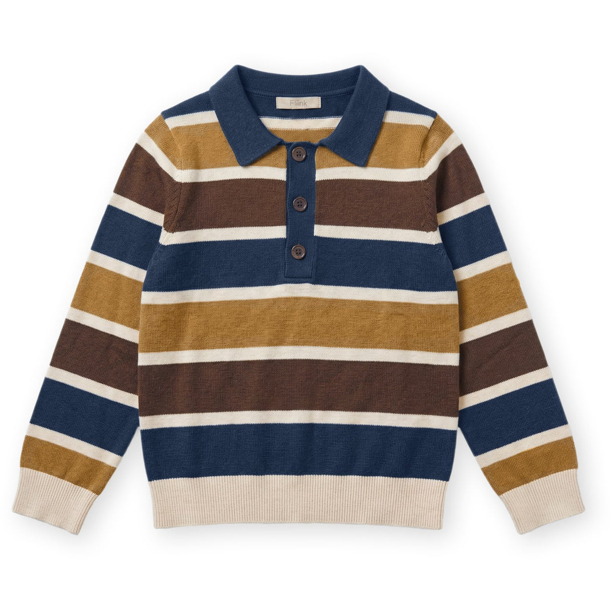 Fliink Insignia Multi Stripe Benny Ls Pikétröja
