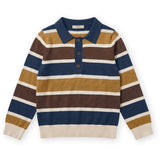 Fliink Insignia Multi Stripe Benny Ls Pikétröja