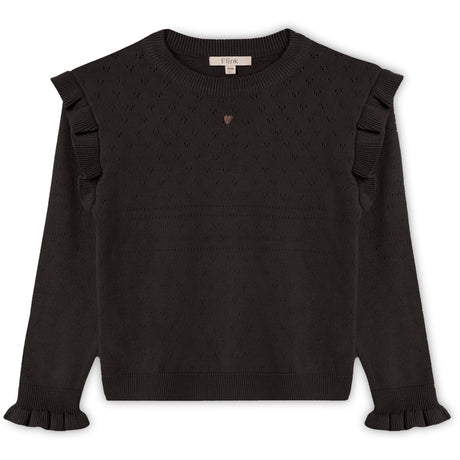 Fliink Coffee Bean Fame O-Neck Blus