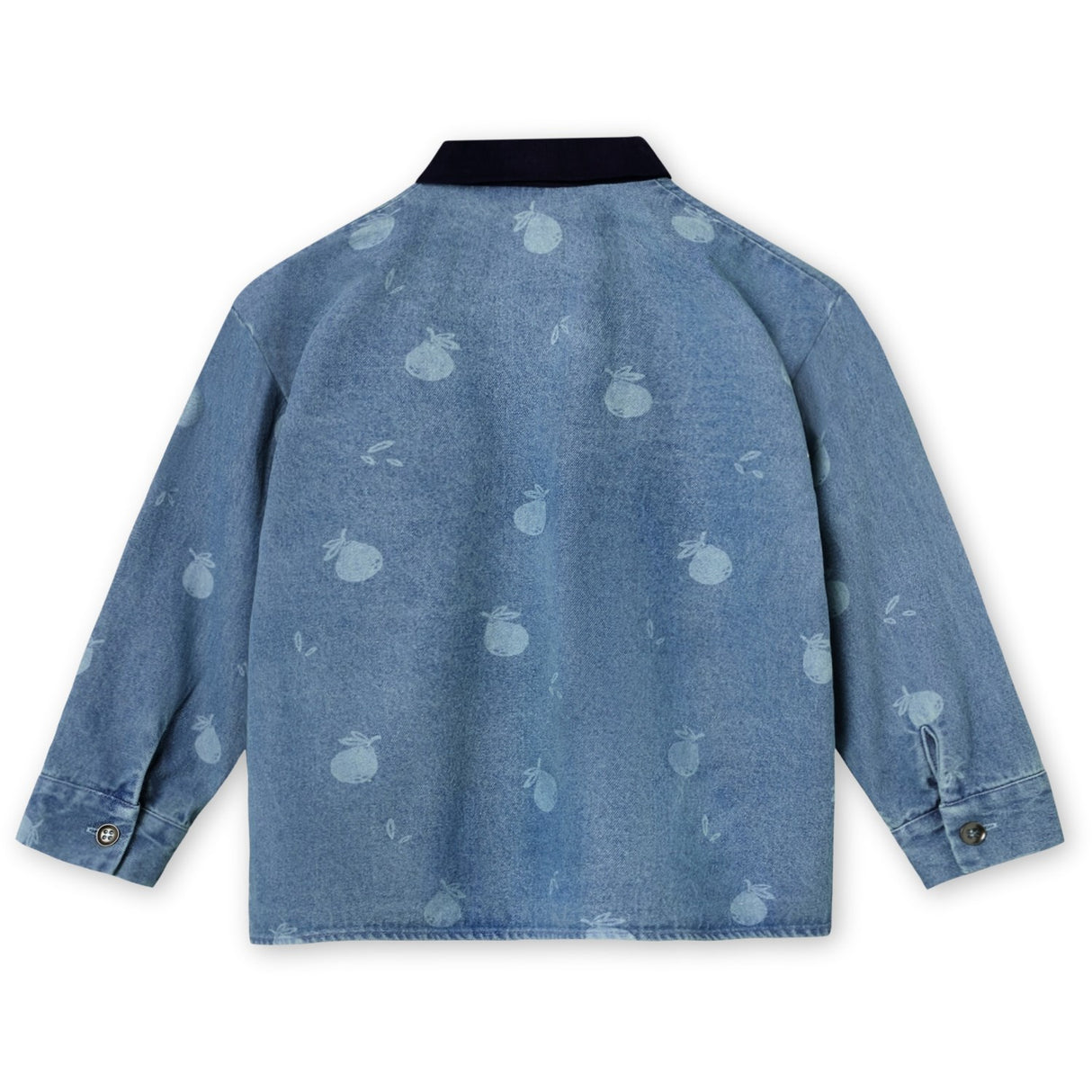 Fliink Medium Blue Aop Don Denim Skjorta
