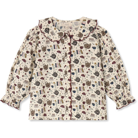 Fliink Sandshell Aop Cosy Ls Blus