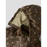 Lil'Atelier Dark Earth Hearts Nmfladry10 Pad Flygdräkt Aop Fo Lil