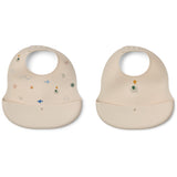 LIEWOOD Flying / Sandy Ember Printed Haklapp 2-pack