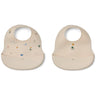 LIEWOOD Flying / Sandy Ember Printed Haklapp 2-pack