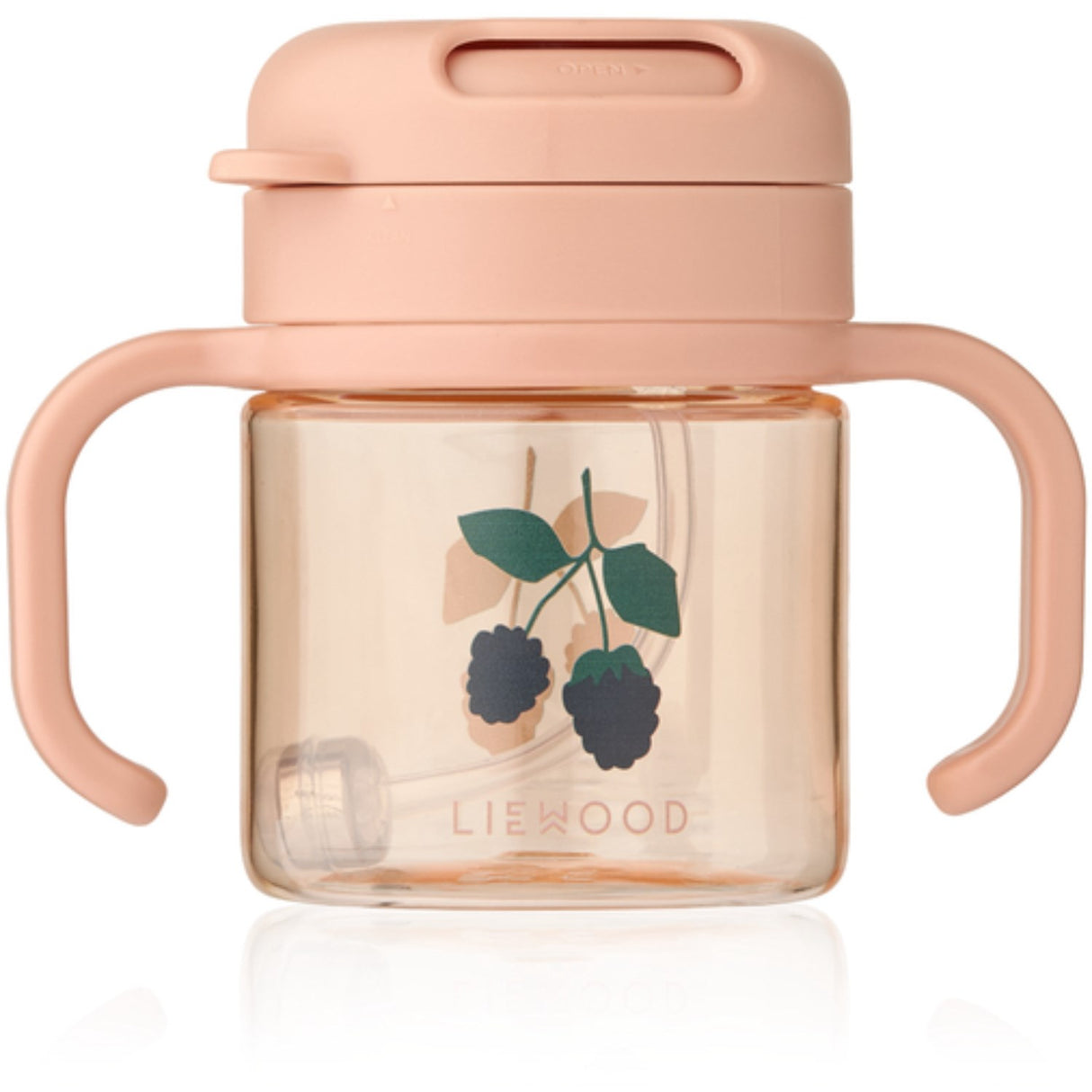 LIEWOOD Berry / Pale Tuscany Kai Tritan Strån Kopp 280ml