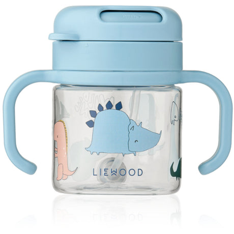 LIEWOOD Dino Roar / Sandy Kai Tritan Strån Kopp 280ml