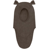 Huttelihut Brown Melange Elefanthatt Ears Bomull Fleece