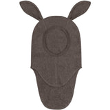 Huttelihut Brown Melange Elefanthatt Ears Bomull Fleece