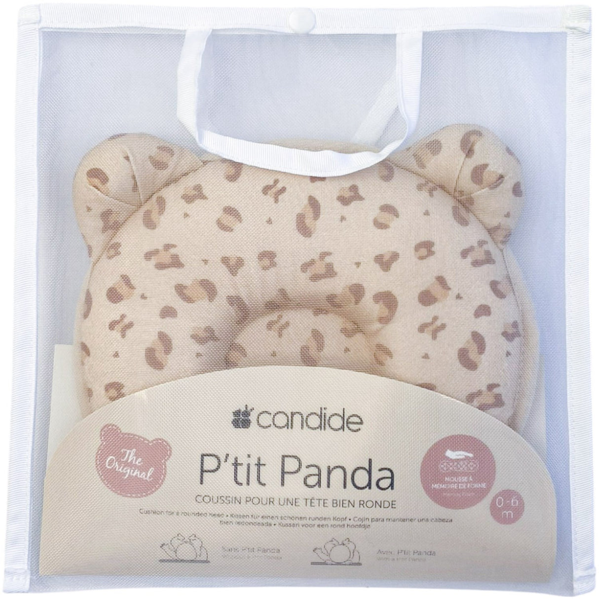 Candide Leo Panda Baby Kudde