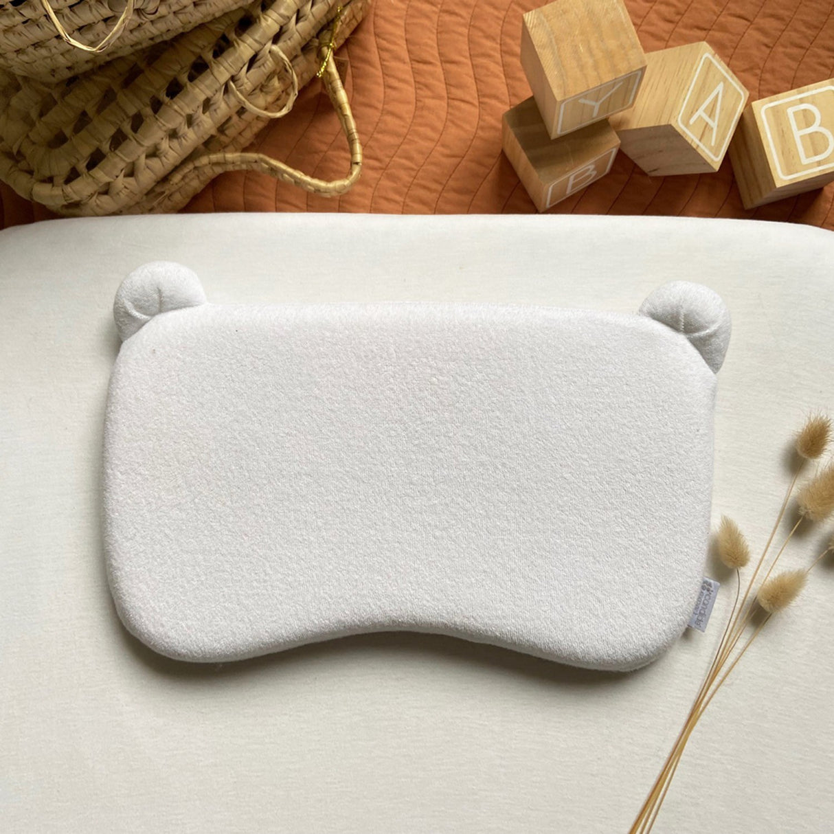 Candide White Panda Kudde Children